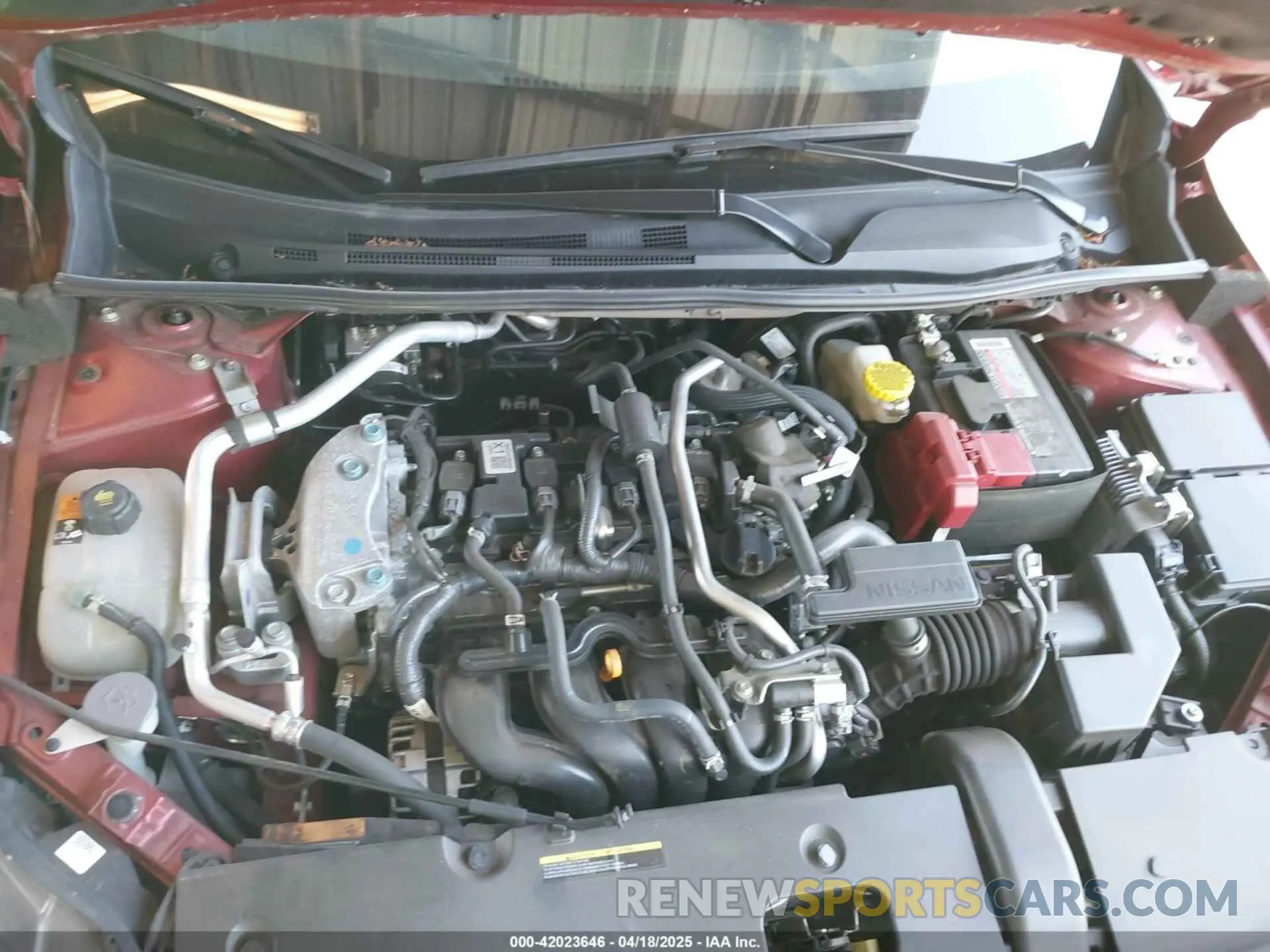 10 fotografías del automóvil dañado 3N1AB8DV0NY287780 NISSAN SENTRA 2022