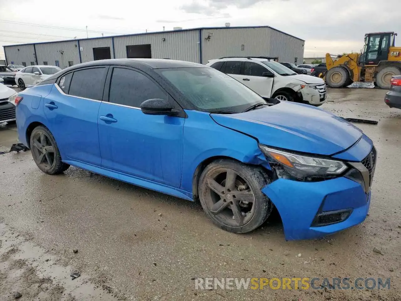 4 fotografías del automóvil dañado 3N1AB8DV0NY308322 NISSAN SENTRA 2022