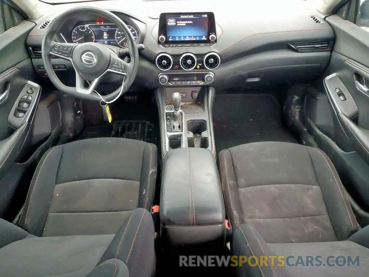 8 fotografías del automóvil dañado 3N1AB8DV0NY308322 NISSAN SENTRA 2022