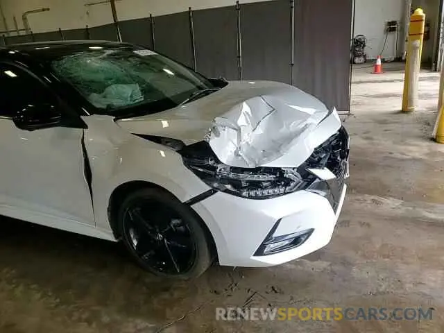 13 fotografías del automóvil dañado 3N1AB8DV0NY311172 NISSAN SENTRA 2022