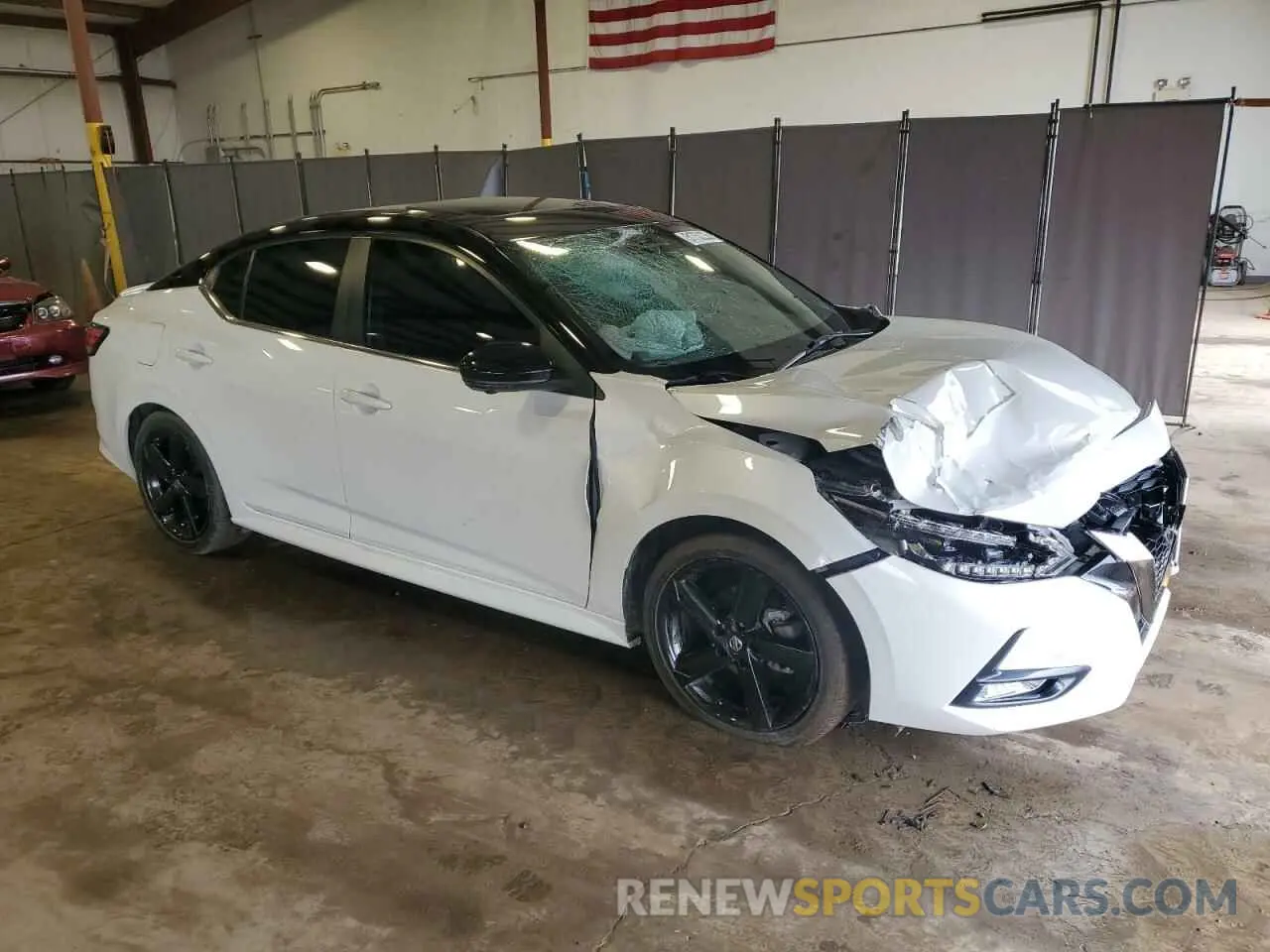 4 fotografías del automóvil dañado 3N1AB8DV0NY311172 NISSAN SENTRA 2022