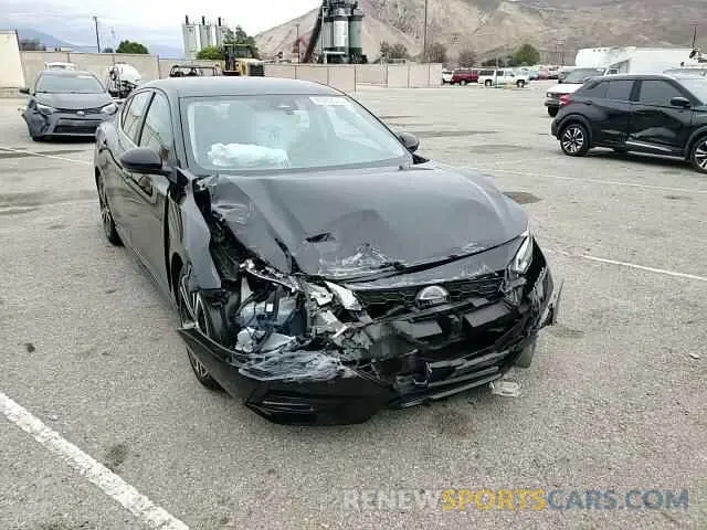 10 fotografías del automóvil dañado 3N1AB8DV0NY312399 NISSAN SENTRA 2022