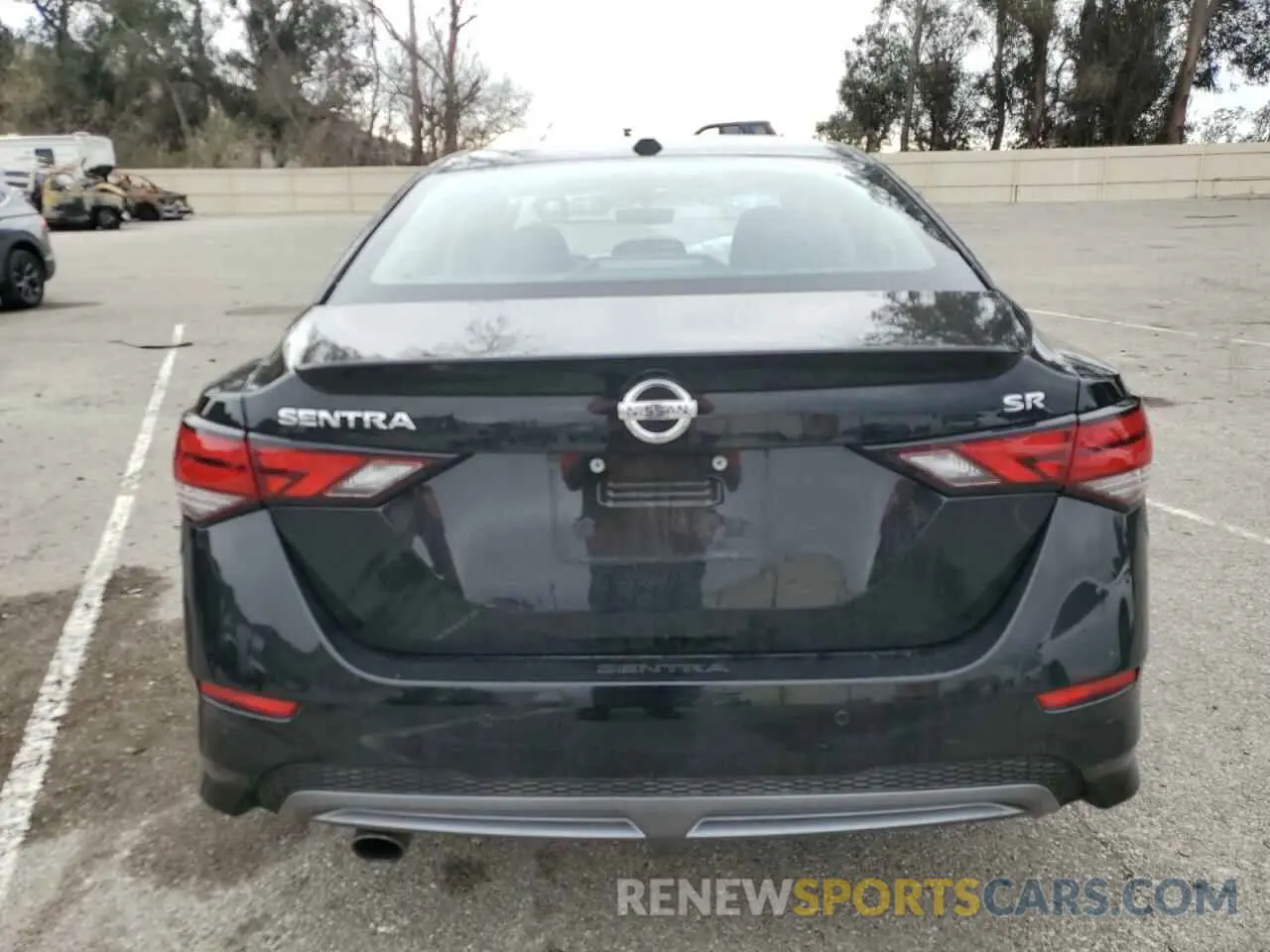 6 fotografías del automóvil dañado 3N1AB8DV0NY312399 NISSAN SENTRA 2022