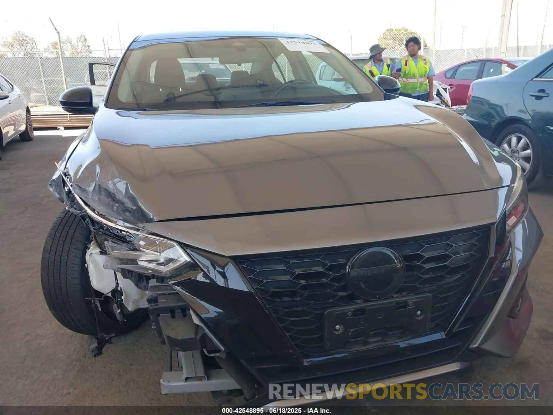 12 fotografías del automóvil dañado 3N1AB8DV1NY216927 NISSAN SENTRA 2022