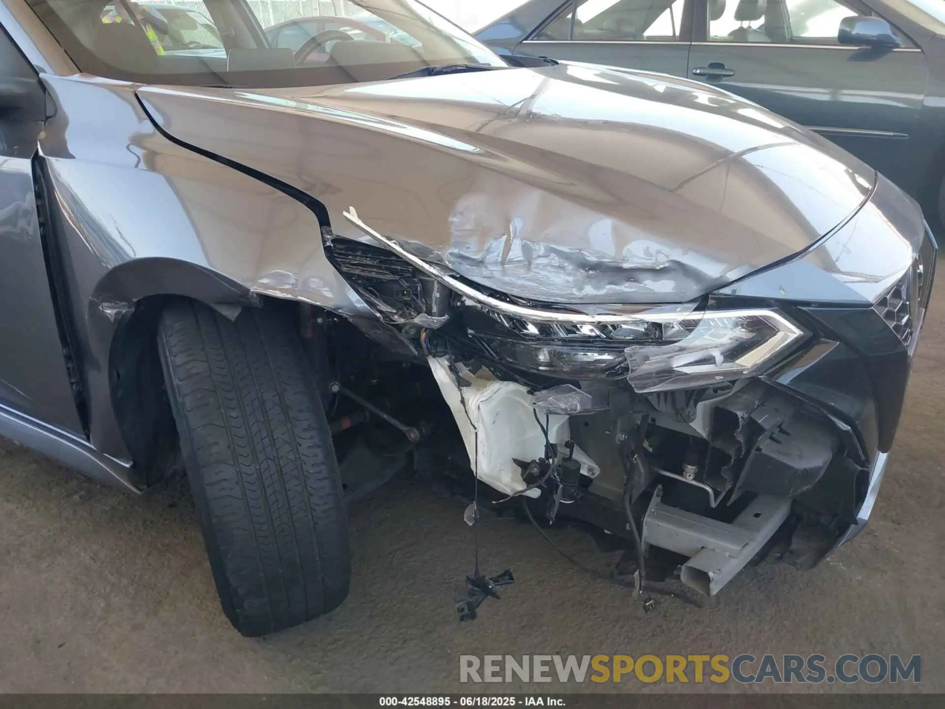 6 fotografías del automóvil dañado 3N1AB8DV1NY216927 NISSAN SENTRA 2022