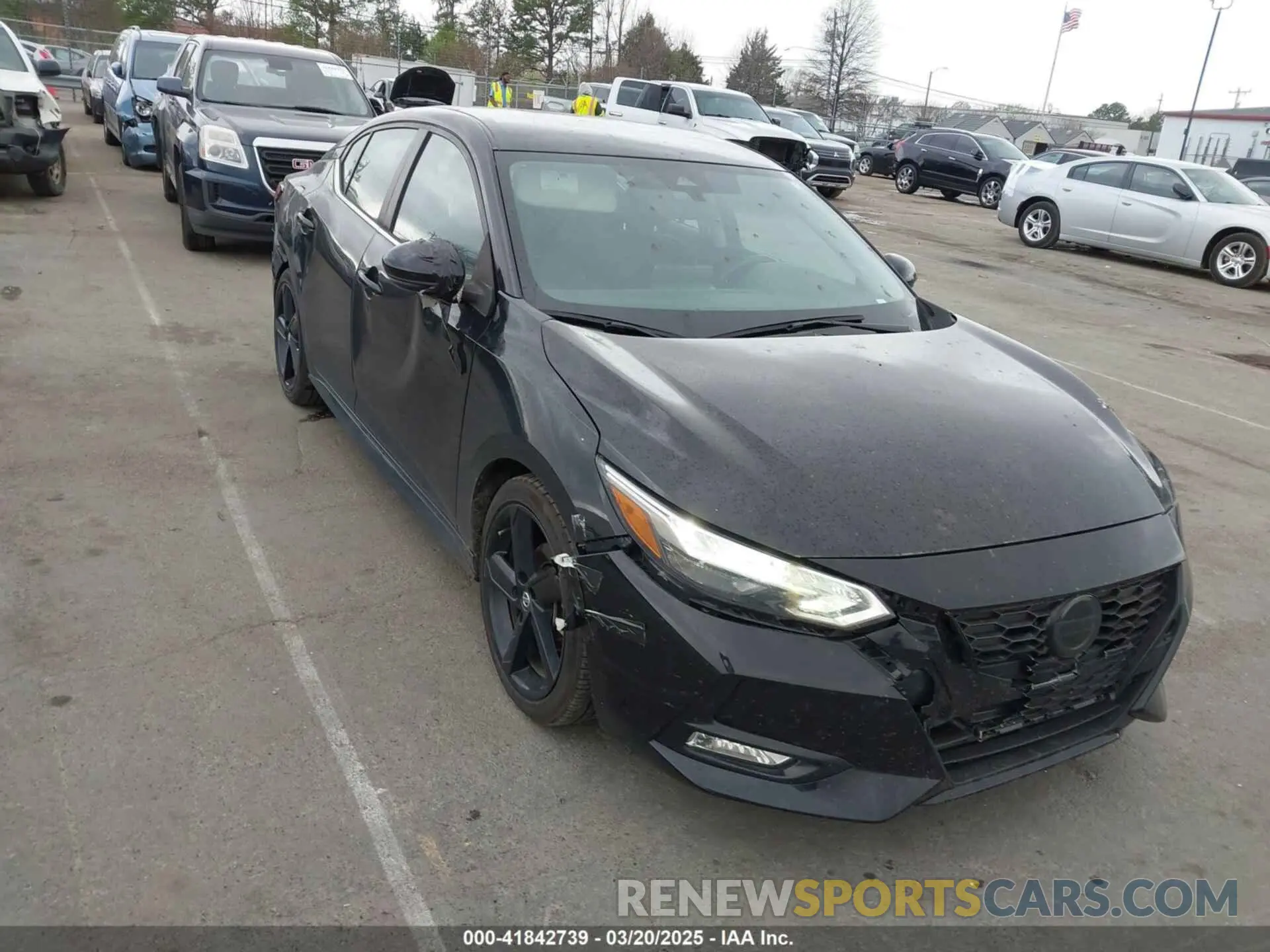 1 fotografías del automóvil dañado 3N1AB8DV1NY231461 NISSAN SENTRA 2022