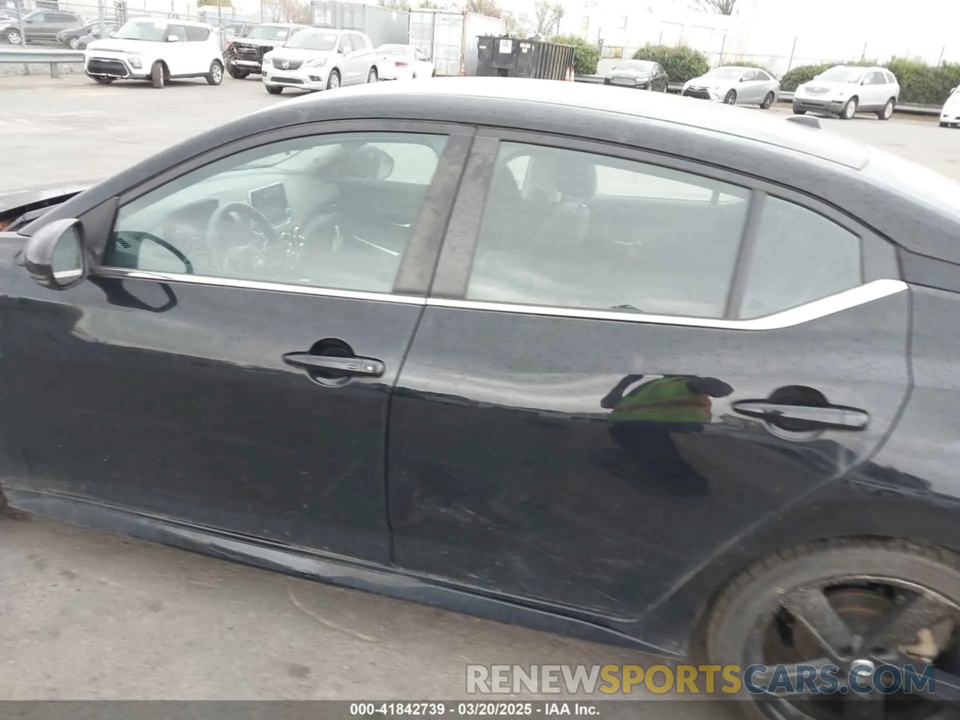 14 fotografías del automóvil dañado 3N1AB8DV1NY231461 NISSAN SENTRA 2022