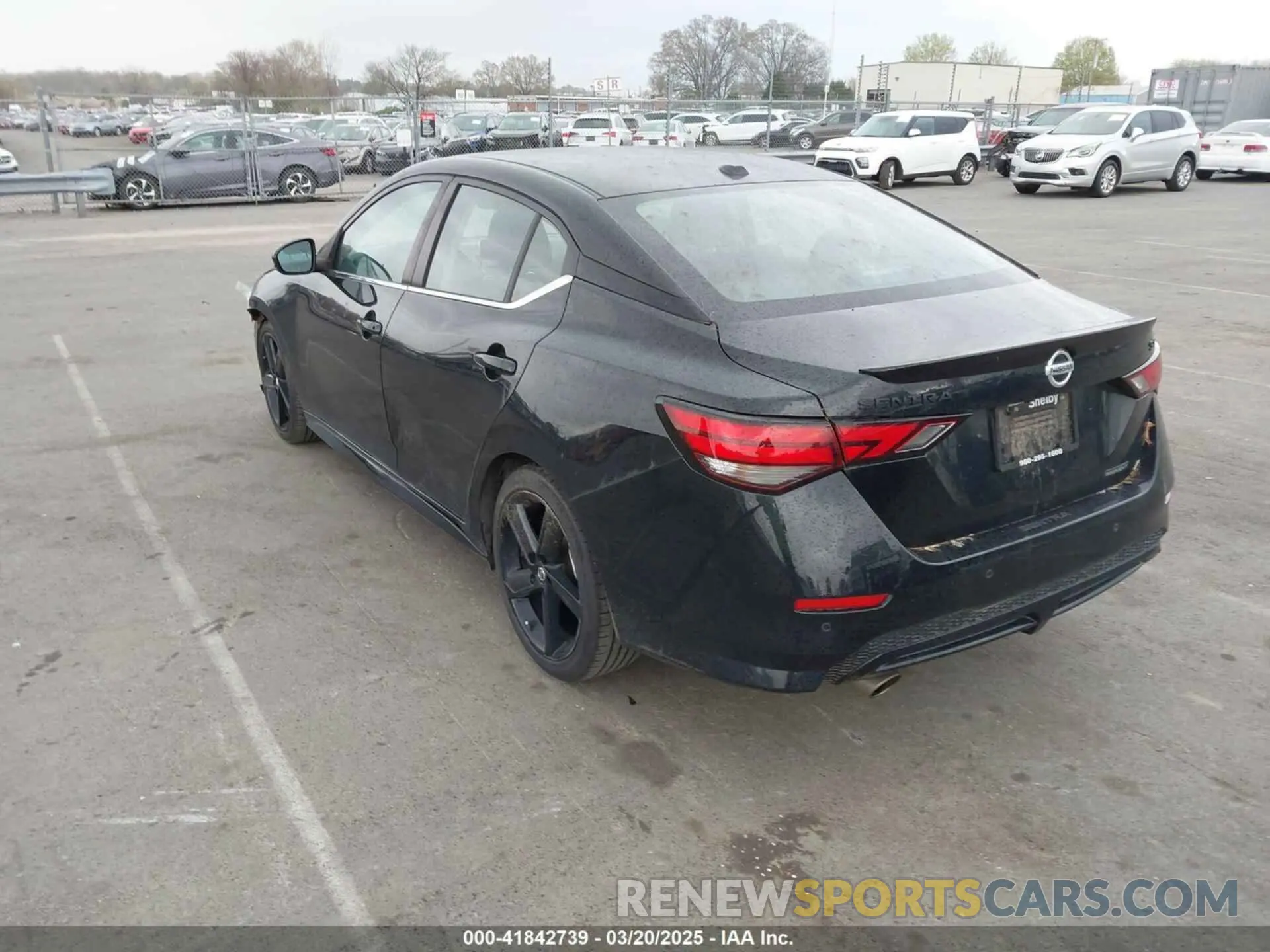 3 fotografías del automóvil dañado 3N1AB8DV1NY231461 NISSAN SENTRA 2022