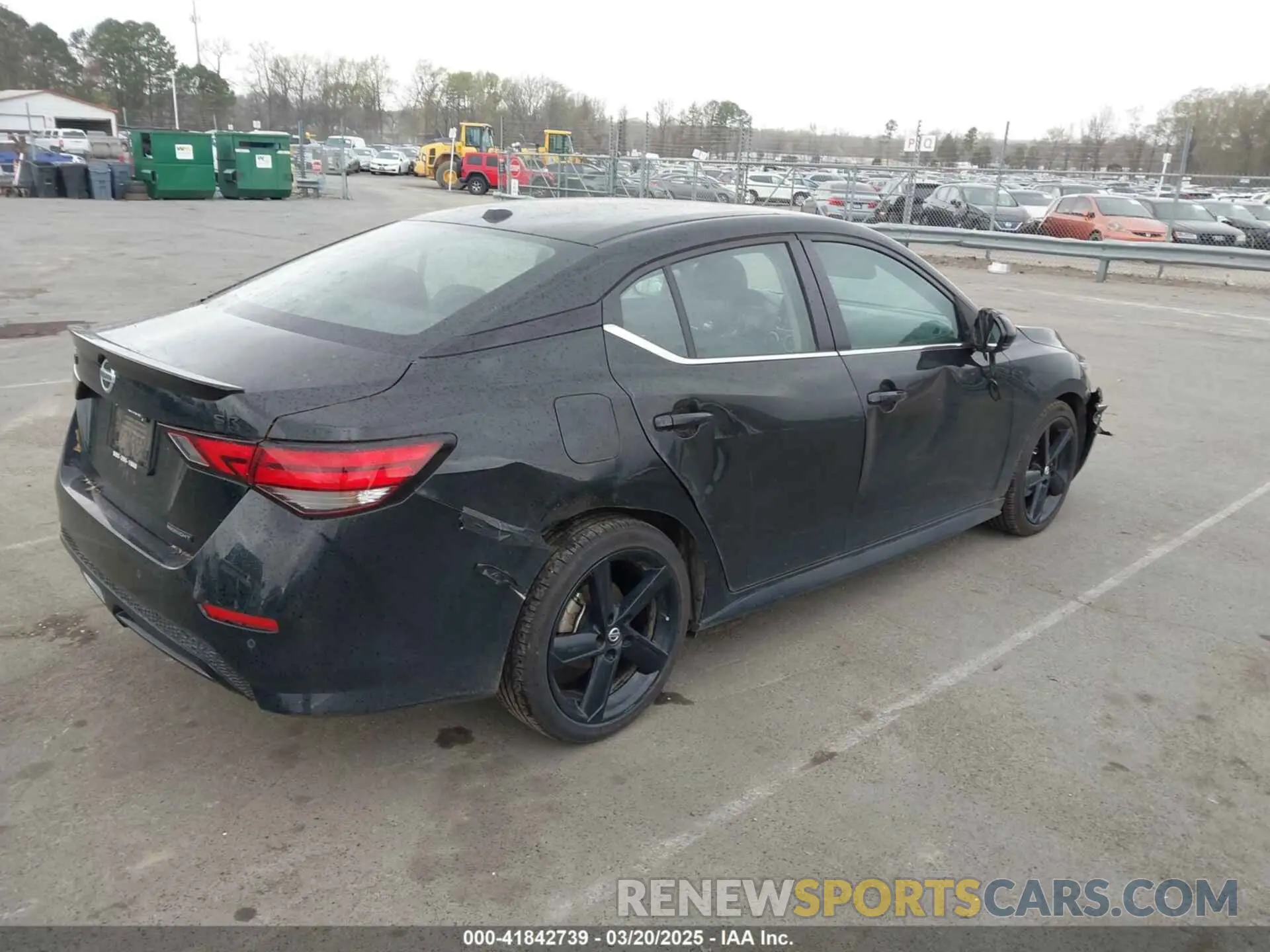 4 fotografías del automóvil dañado 3N1AB8DV1NY231461 NISSAN SENTRA 2022
