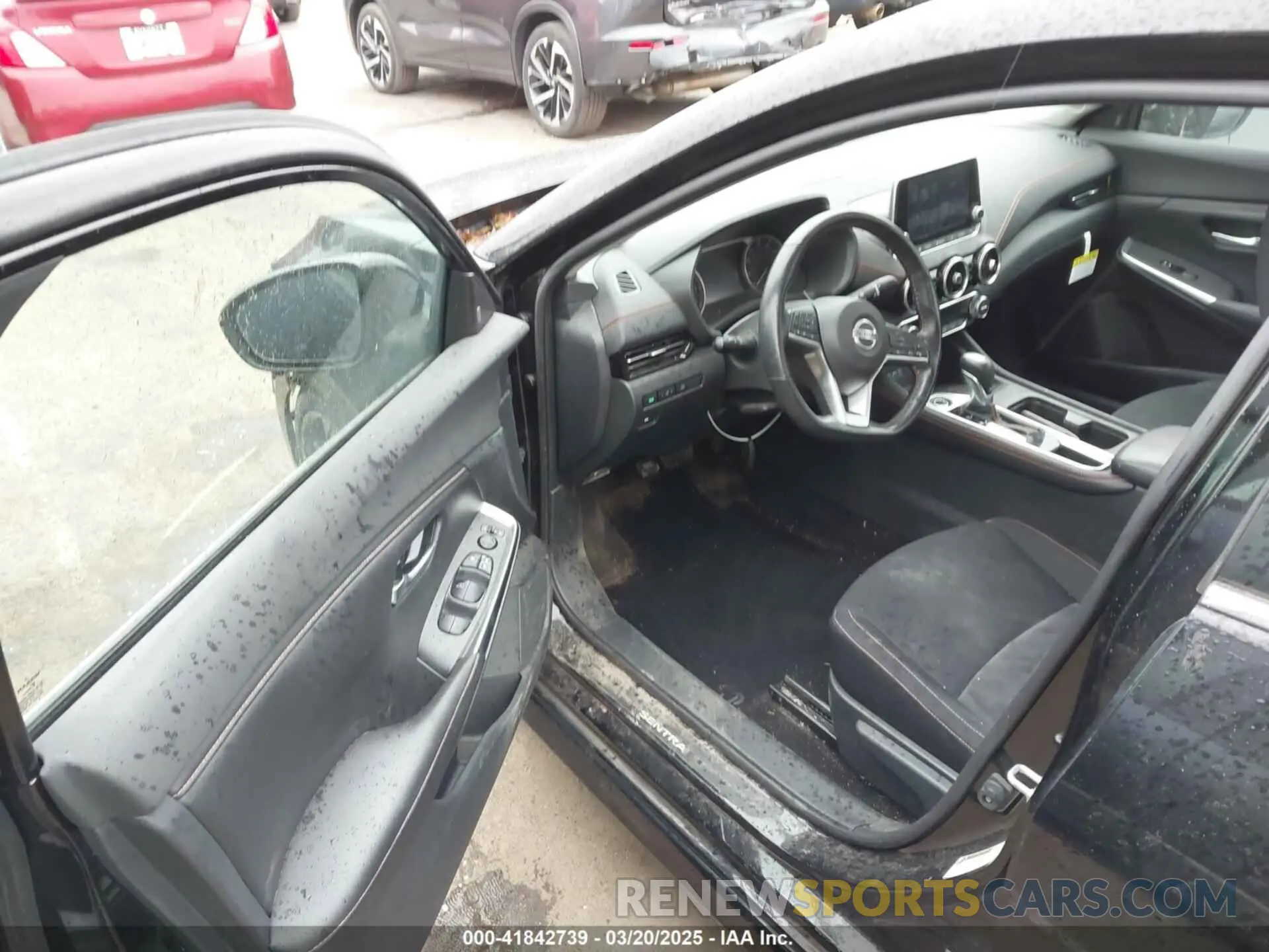 5 fotografías del automóvil dañado 3N1AB8DV1NY231461 NISSAN SENTRA 2022