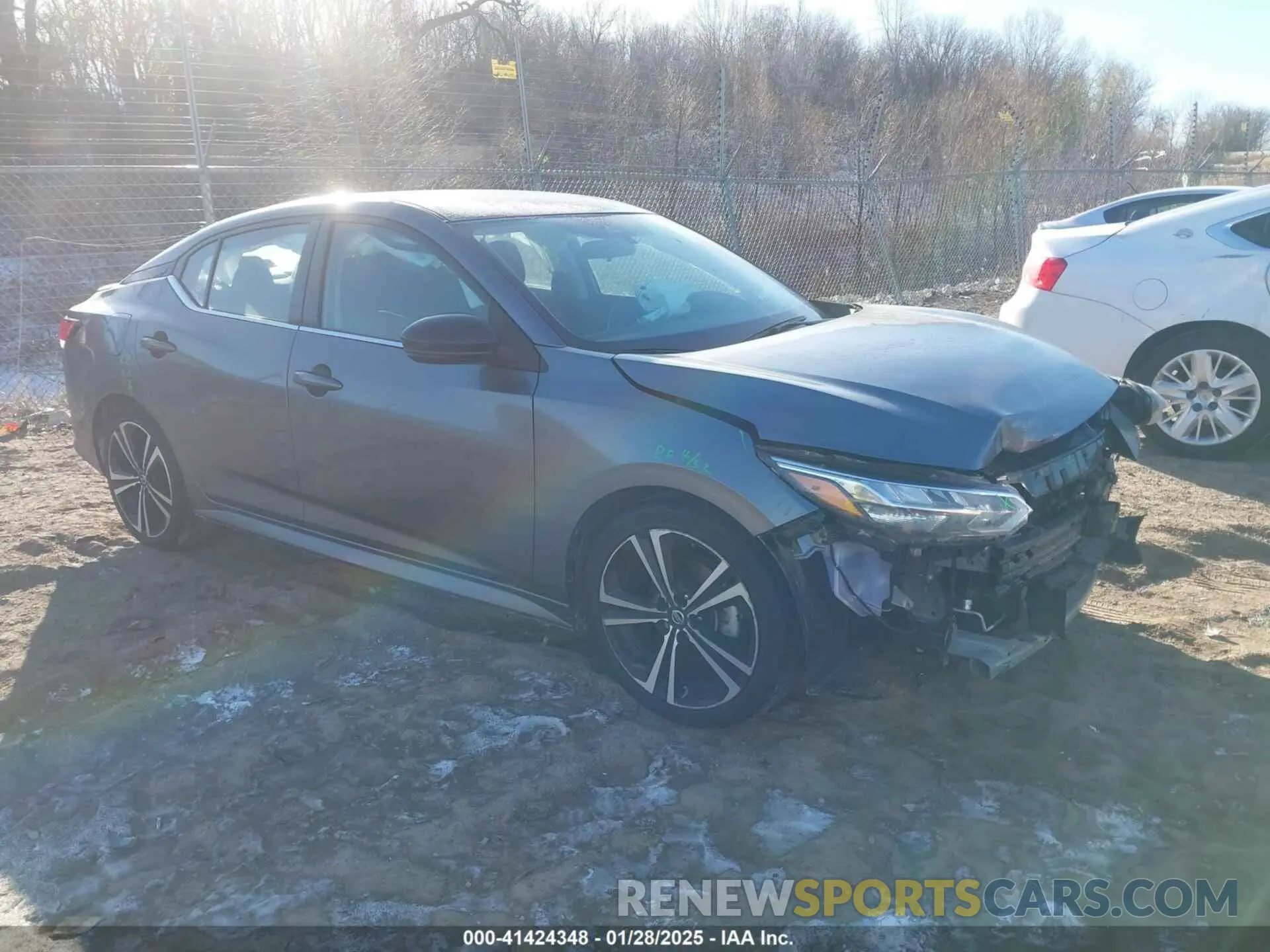 1 fotografías del automóvil dañado 3N1AB8DV1NY258613 NISSAN SENTRA 2022