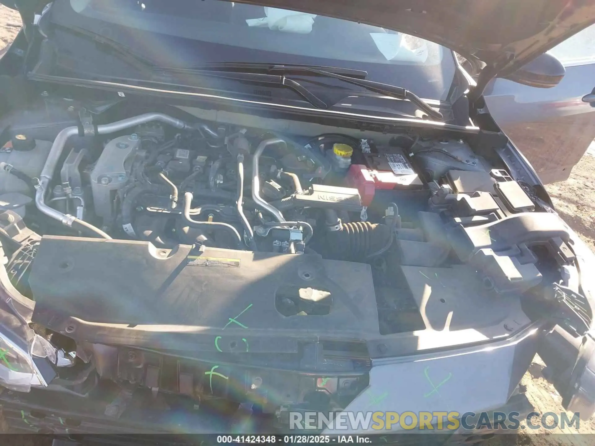 10 fotografías del automóvil dañado 3N1AB8DV1NY258613 NISSAN SENTRA 2022