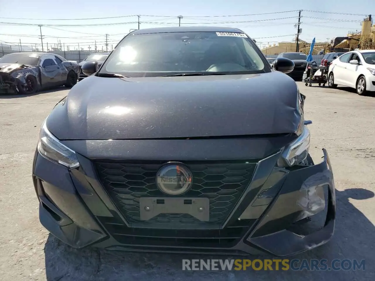 5 fotografías del automóvil dañado 3N1AB8DV1NY295967 NISSAN SENTRA 2022