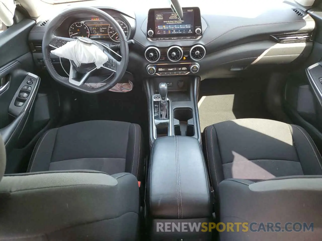 8 fotografías del automóvil dañado 3N1AB8DV1NY295967 NISSAN SENTRA 2022