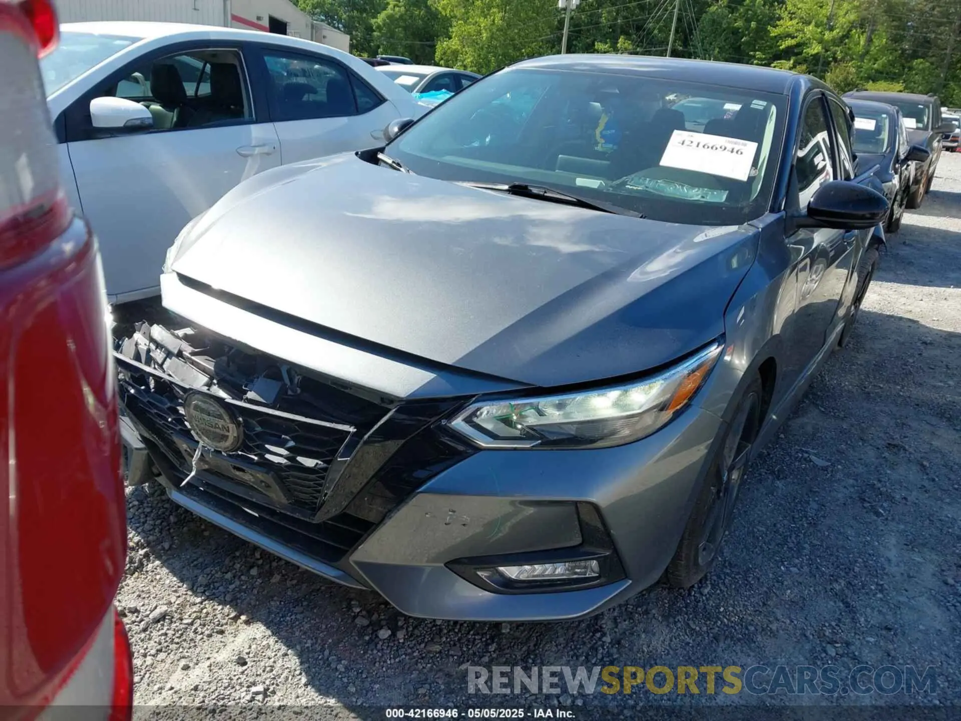 12 fotografías del automóvil dañado 3N1AB8DV1NY313514 NISSAN SENTRA 2022