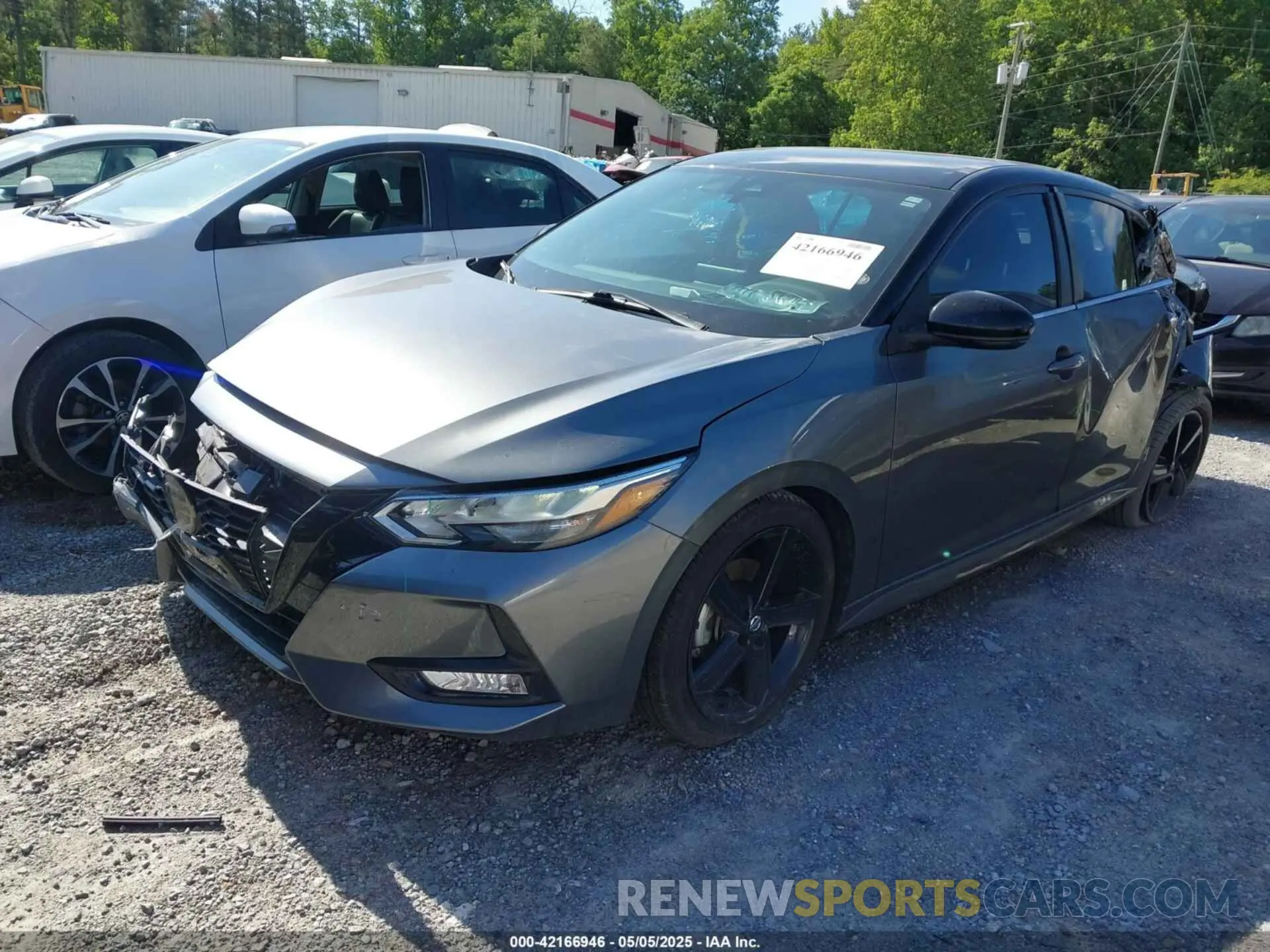 2 fotografías del automóvil dañado 3N1AB8DV1NY313514 NISSAN SENTRA 2022