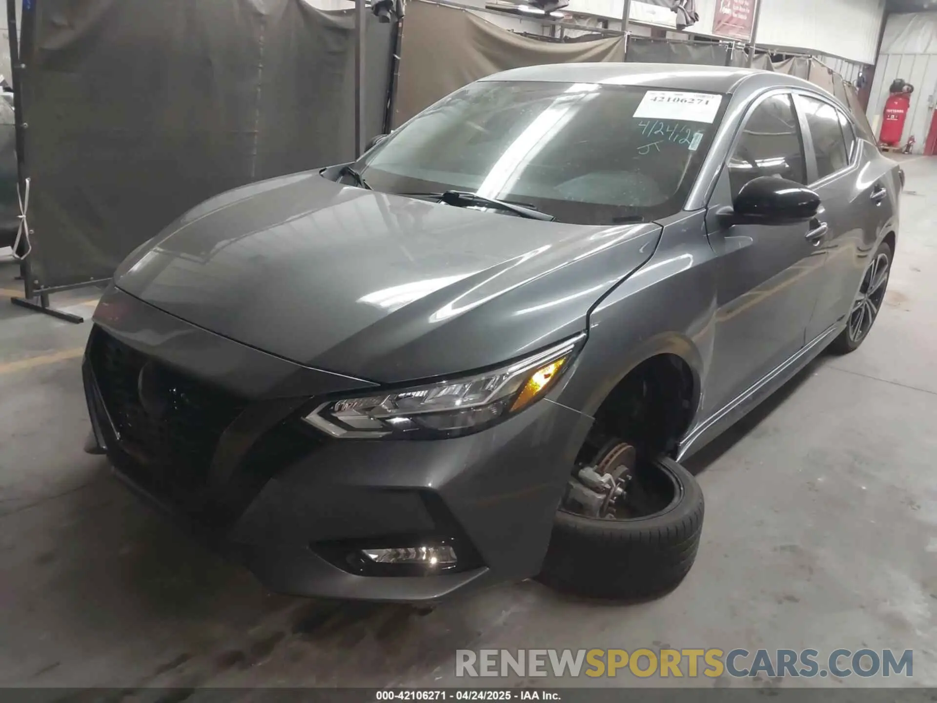 2 fotografías del automóvil dañado 3N1AB8DV1NY314470 NISSAN SENTRA 2022