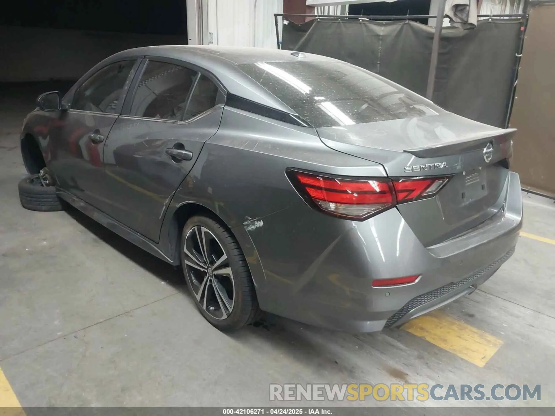 3 fotografías del automóvil dañado 3N1AB8DV1NY314470 NISSAN SENTRA 2022