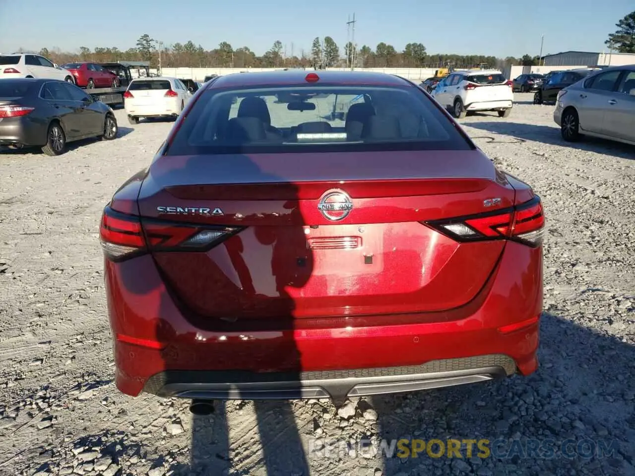 6 fotografías del automóvil dañado 3N1AB8DV1NY315733 NISSAN SENTRA 2022