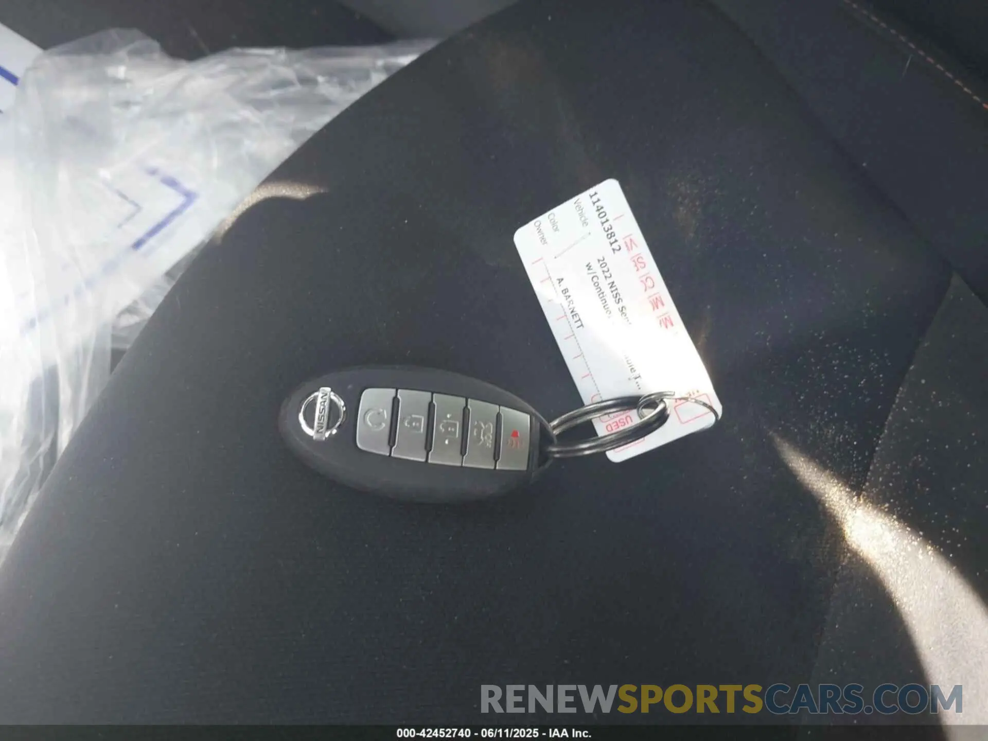 11 fotografías del automóvil dañado 3N1AB8DV1NY316574 NISSAN SENTRA 2022