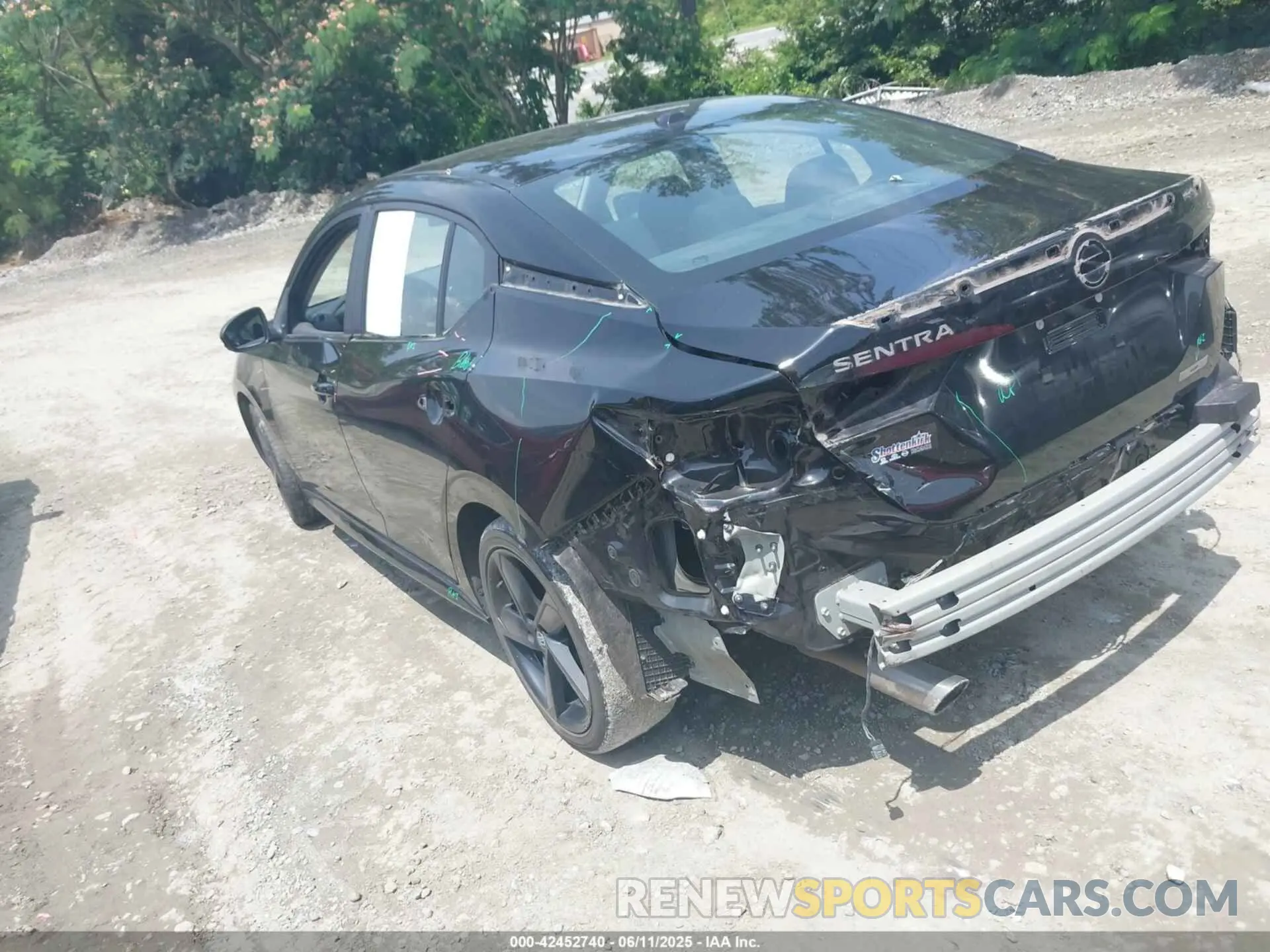 3 fotografías del automóvil dañado 3N1AB8DV1NY316574 NISSAN SENTRA 2022