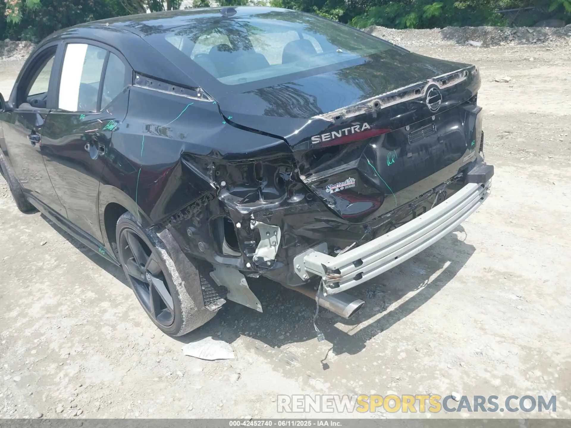 6 fotografías del automóvil dañado 3N1AB8DV1NY316574 NISSAN SENTRA 2022