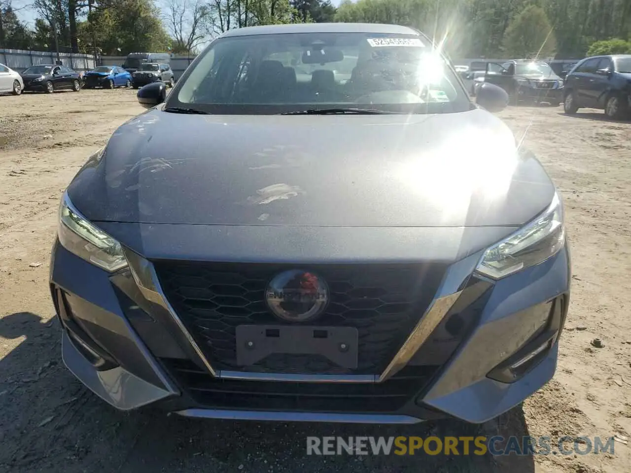 5 fotografías del automóvil dañado 3N1AB8DV2NY242128 NISSAN SENTRA 2022