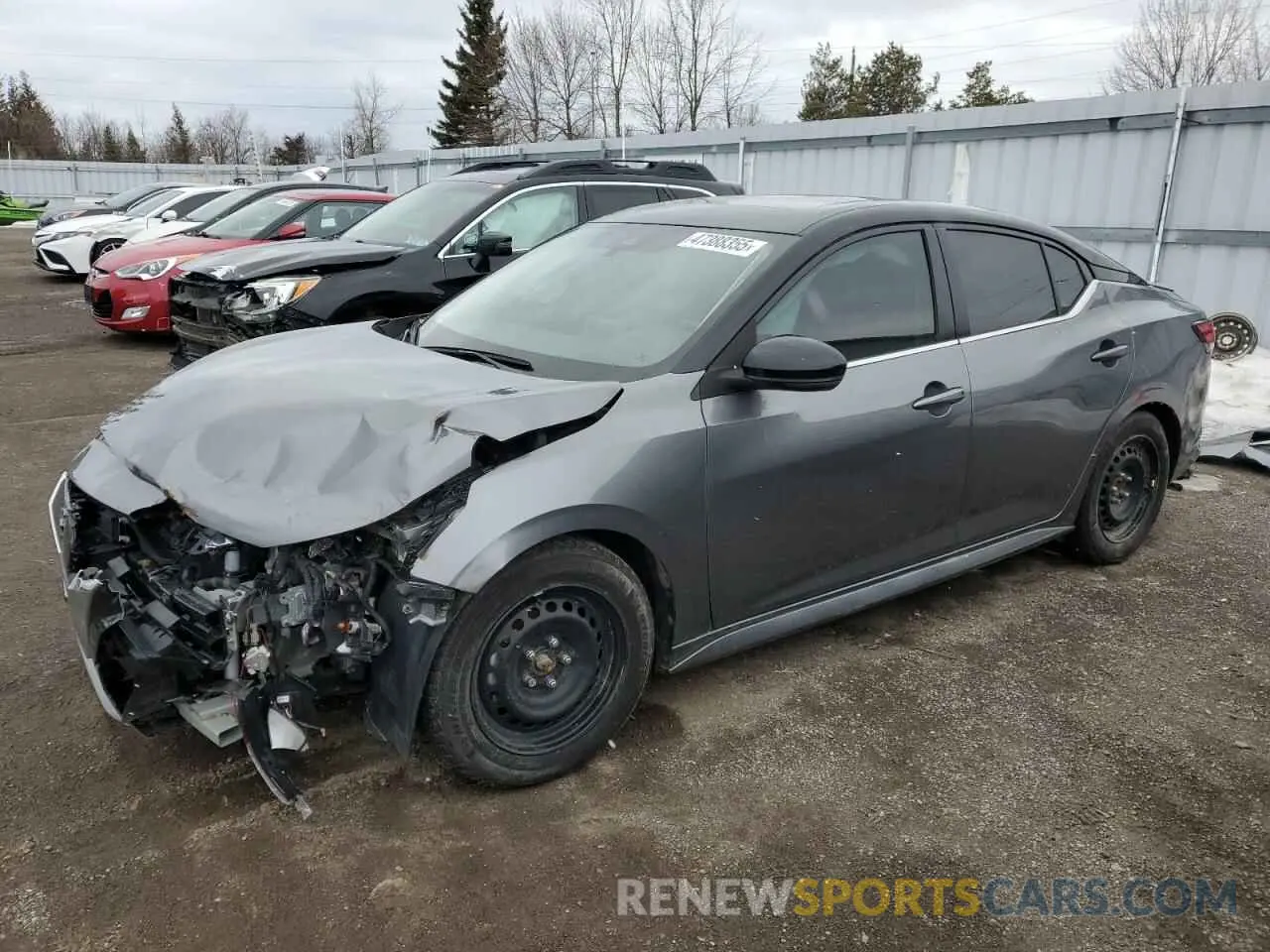 1 fotografías del automóvil dañado 3N1AB8DV2NY277493 NISSAN SENTRA 2022