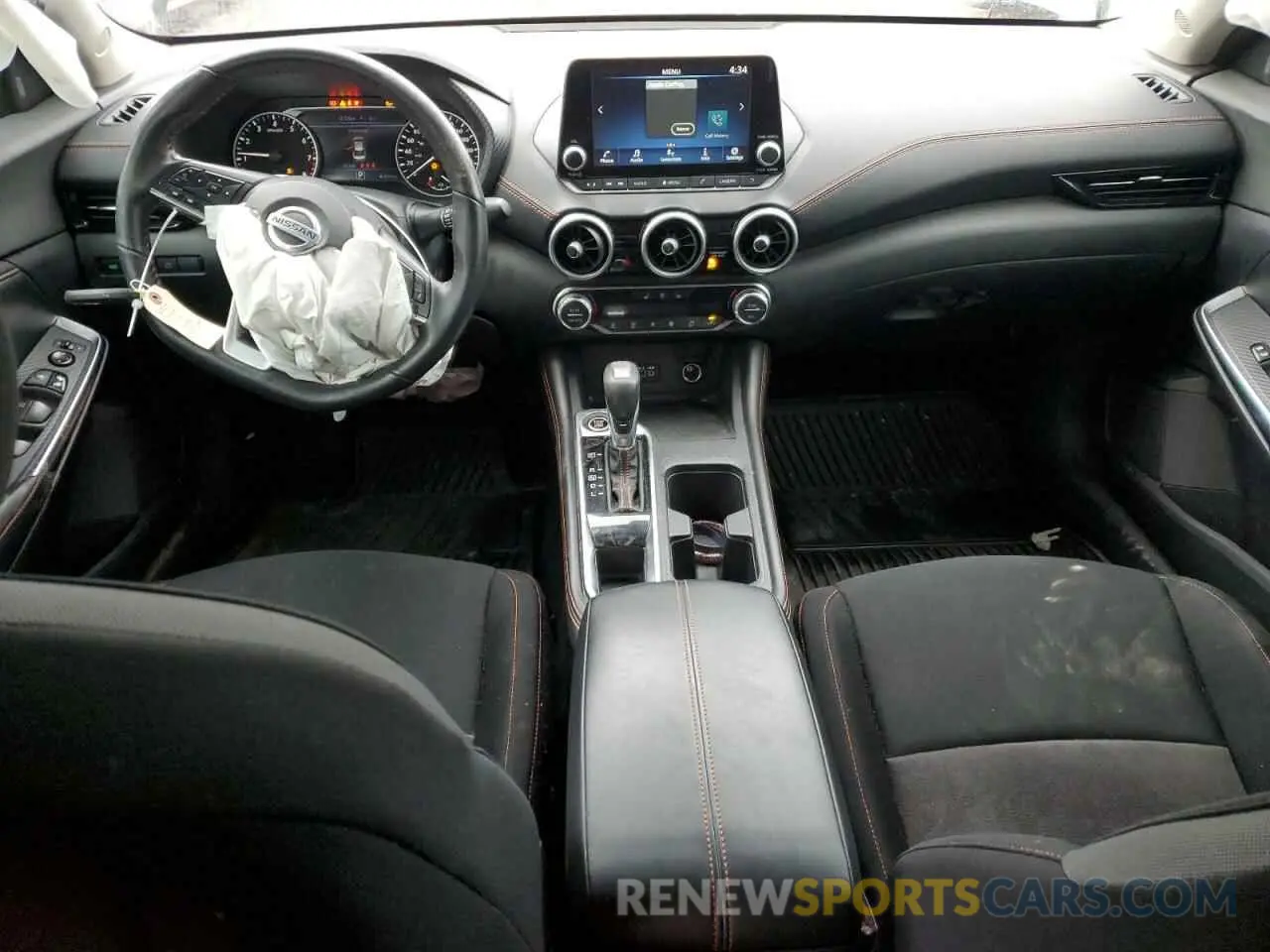 8 fotografías del automóvil dañado 3N1AB8DV2NY277493 NISSAN SENTRA 2022