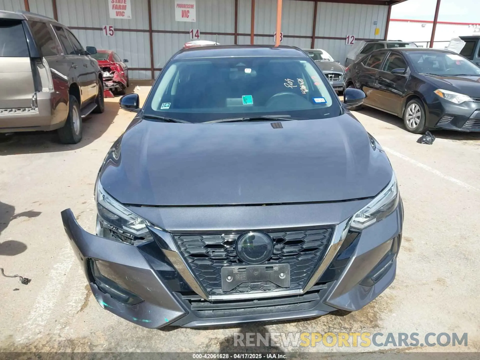 12 fotografías del automóvil dañado 3N1AB8DV2NY288168 NISSAN SENTRA 2022