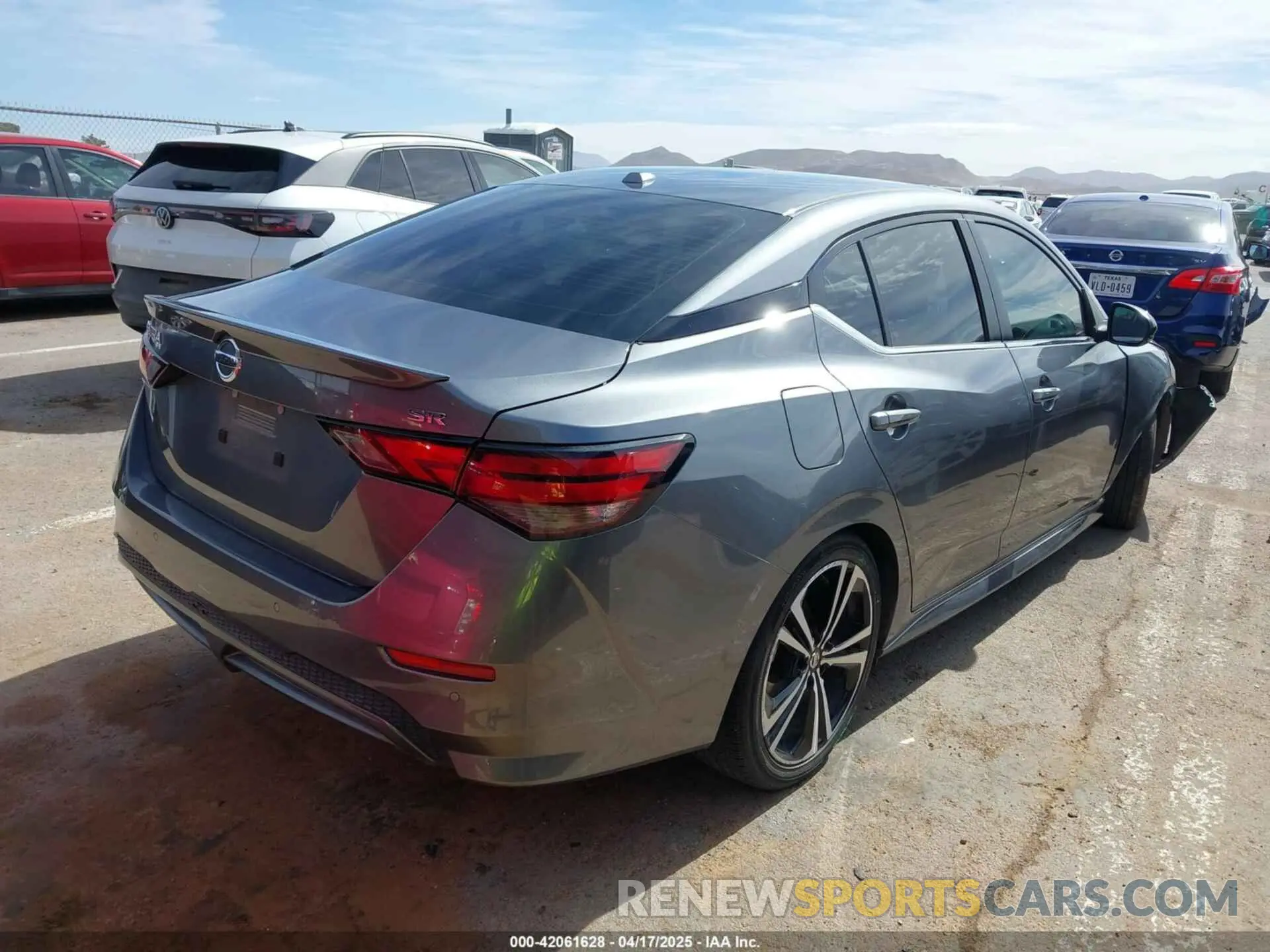 4 fotografías del automóvil dañado 3N1AB8DV2NY288168 NISSAN SENTRA 2022