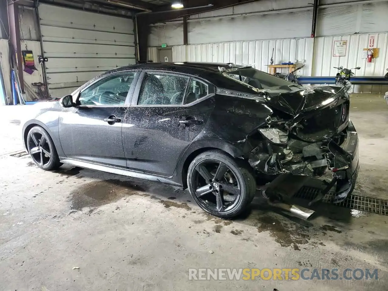 2 fotografías del automóvil dañado 3N1AB8DV3NY204827 NISSAN SENTRA 2022