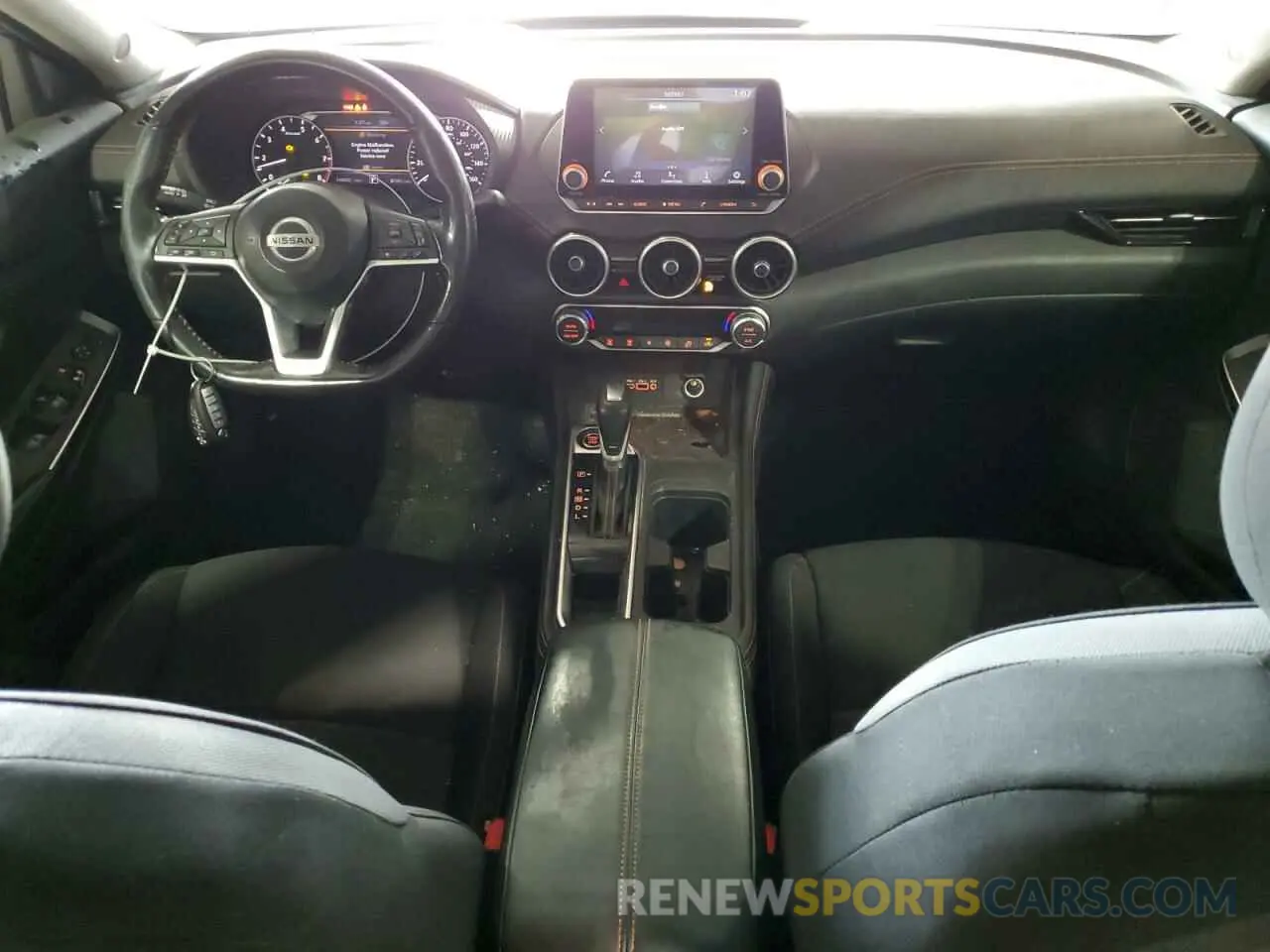 8 fotografías del automóvil dañado 3N1AB8DV3NY204827 NISSAN SENTRA 2022