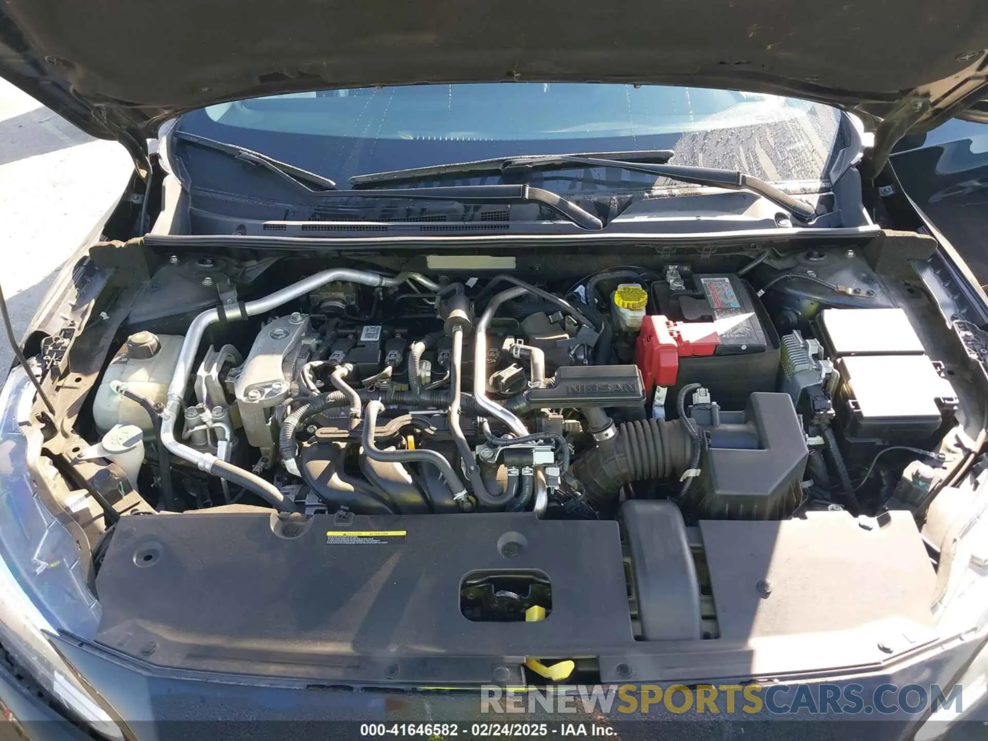 10 fotografías del automóvil dañado 3N1AB8DV3NY219599 NISSAN SENTRA 2022