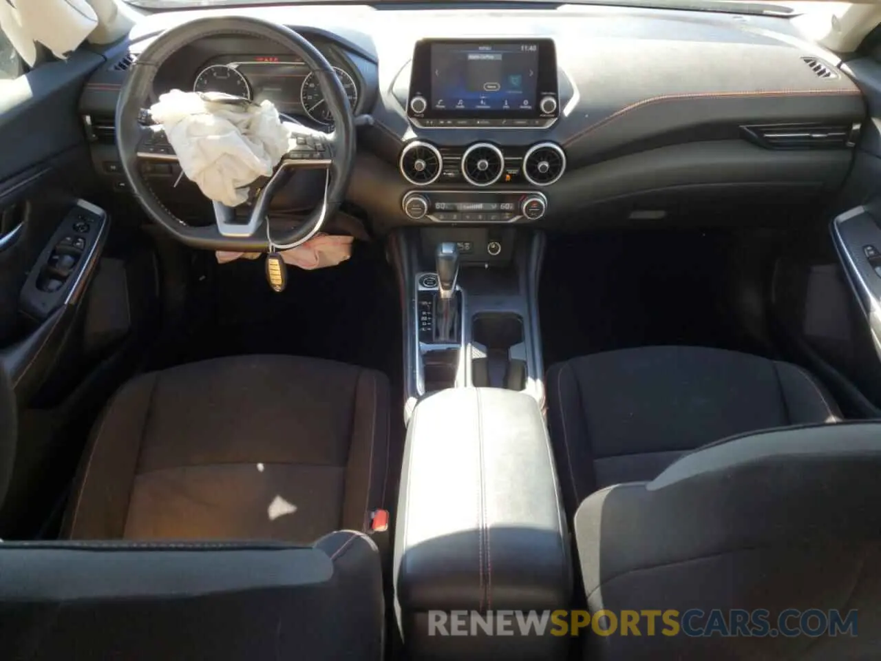 8 fotografías del automóvil dañado 3N1AB8DV3NY253204 NISSAN SENTRA 2022