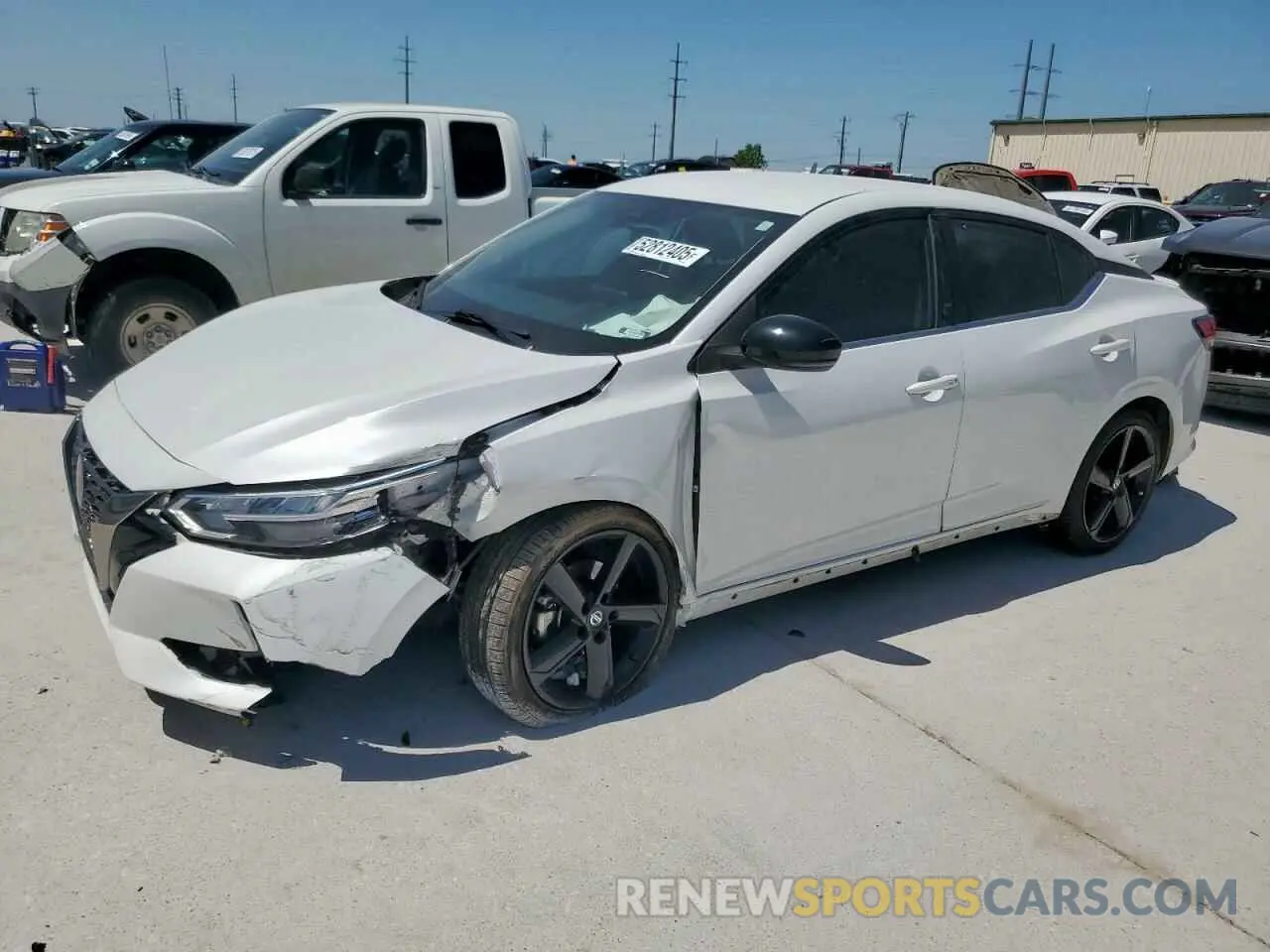 1 fotografías del automóvil dañado 3N1AB8DV3NY255907 NISSAN SENTRA 2022