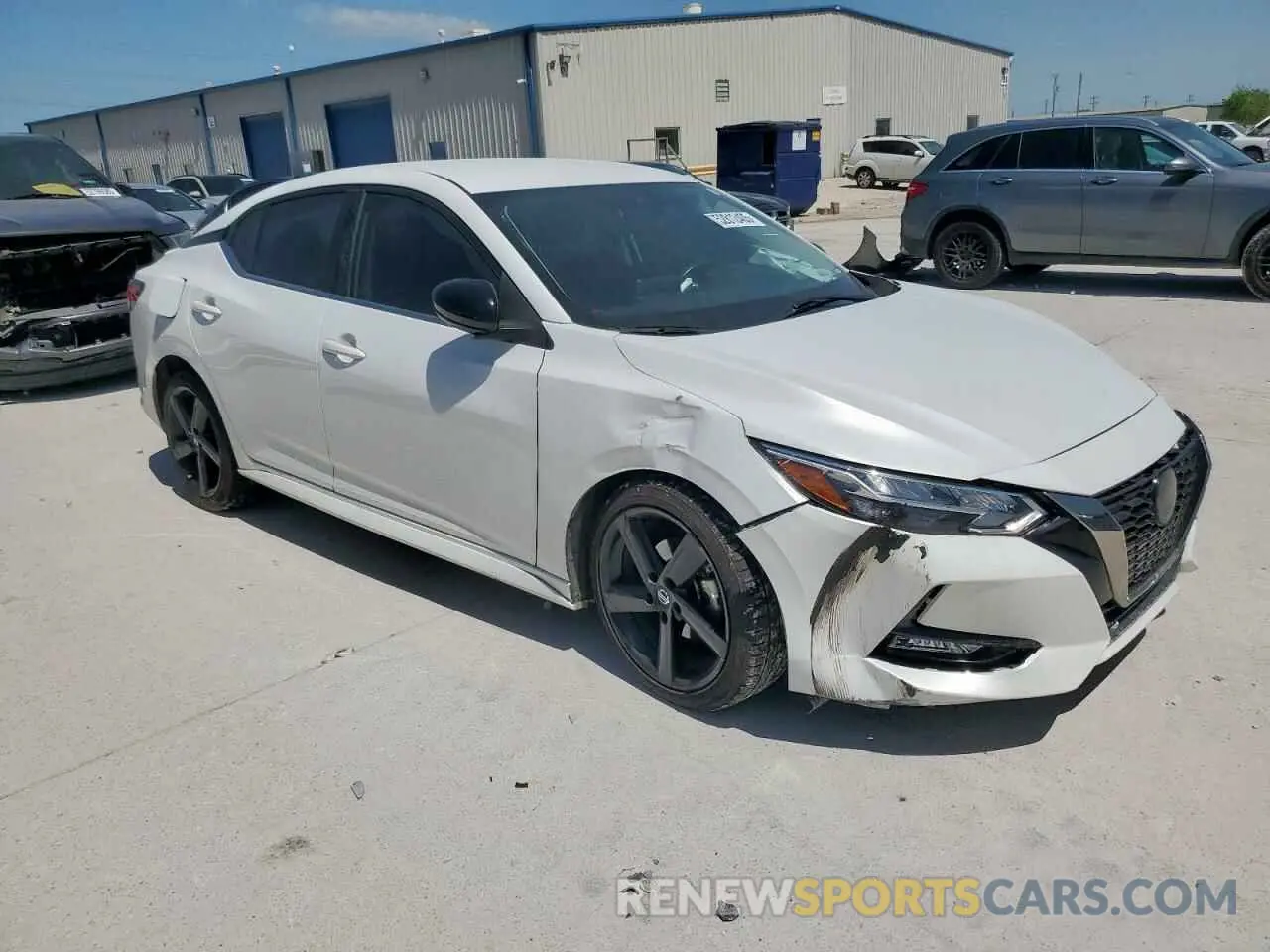 4 fotografías del automóvil dañado 3N1AB8DV3NY255907 NISSAN SENTRA 2022
