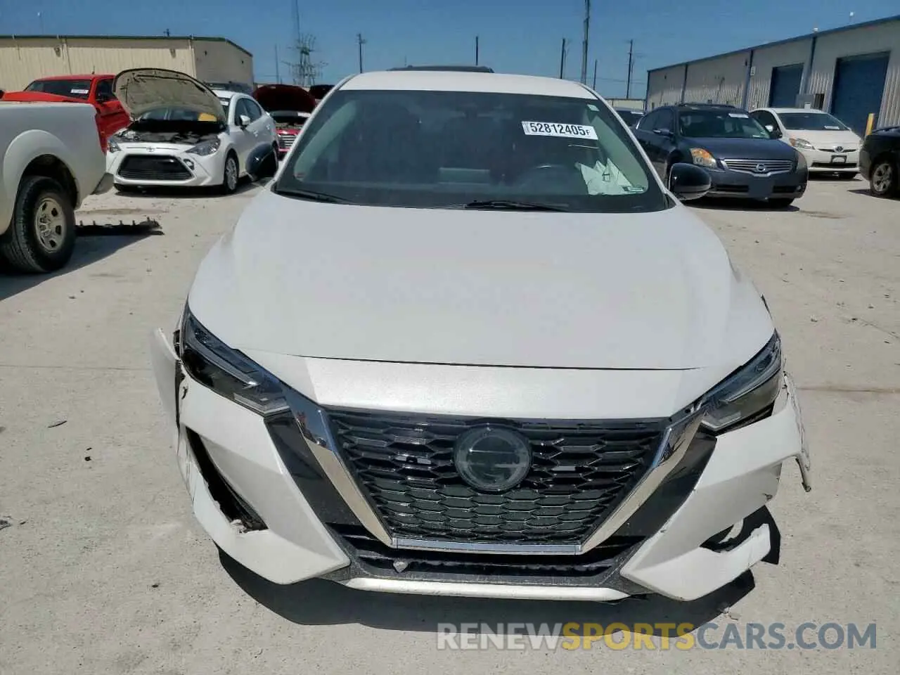 5 fotografías del automóvil dañado 3N1AB8DV3NY255907 NISSAN SENTRA 2022