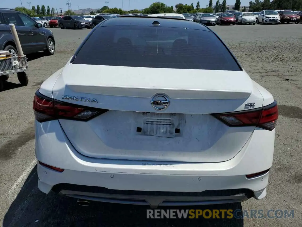 6 fotografías del automóvil dañado 3N1AB8DV3NY286803 NISSAN SENTRA 2022