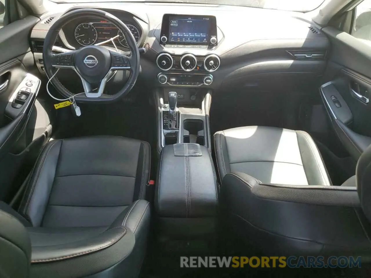 8 fotografías del automóvil dañado 3N1AB8DV3NY286803 NISSAN SENTRA 2022