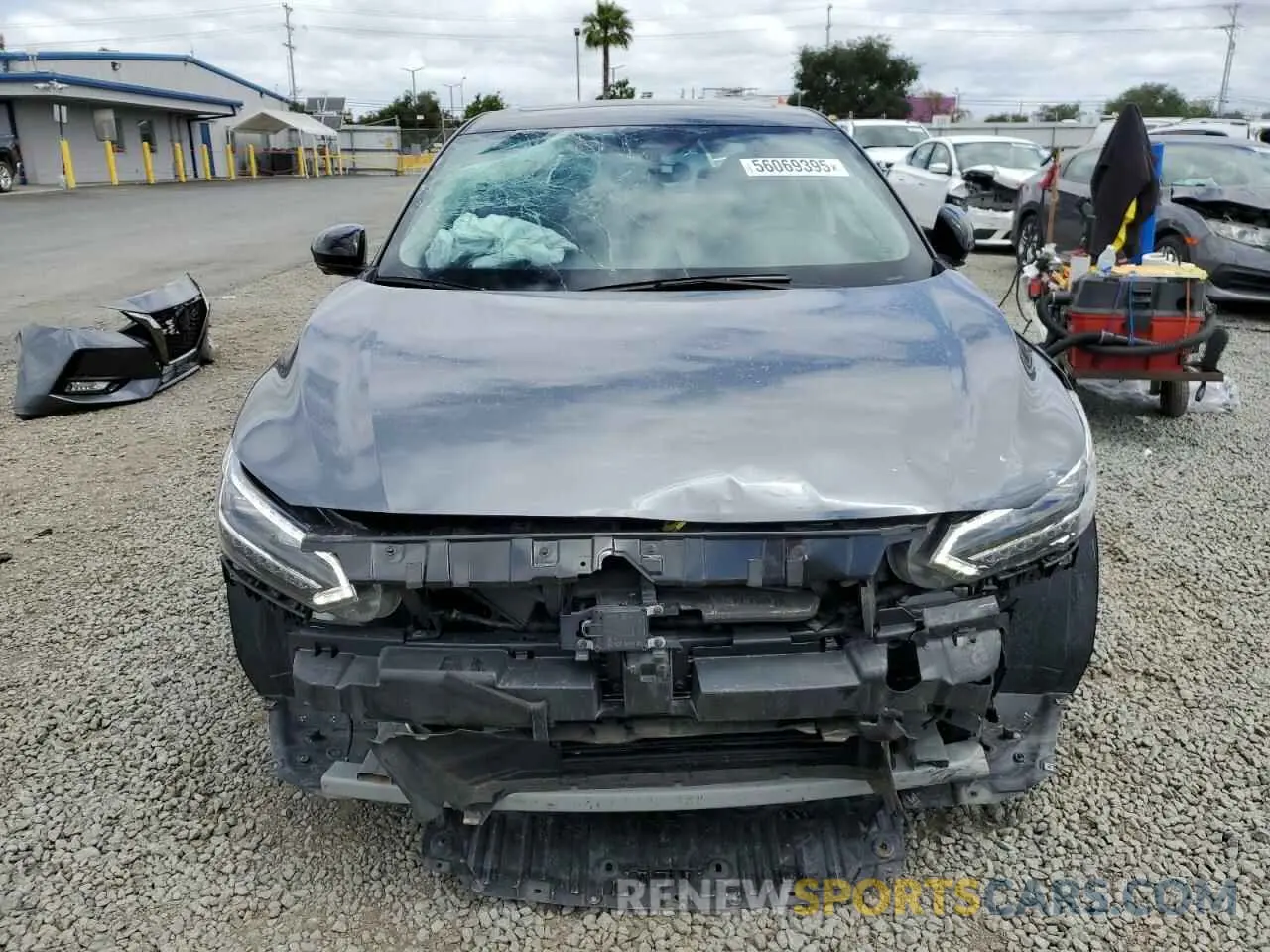 5 fotografías del automóvil dañado 3N1AB8DV3NY287532 NISSAN SENTRA 2022