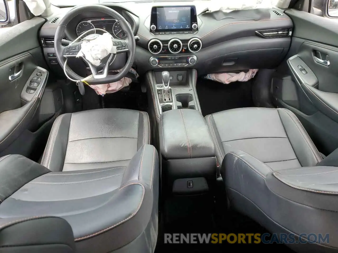 8 fotografías del automóvil dañado 3N1AB8DV3NY287532 NISSAN SENTRA 2022