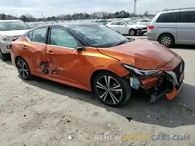 10 fotografías del automóvil dañado 3N1AB8DV3NY314566 NISSAN SENTRA 2022
