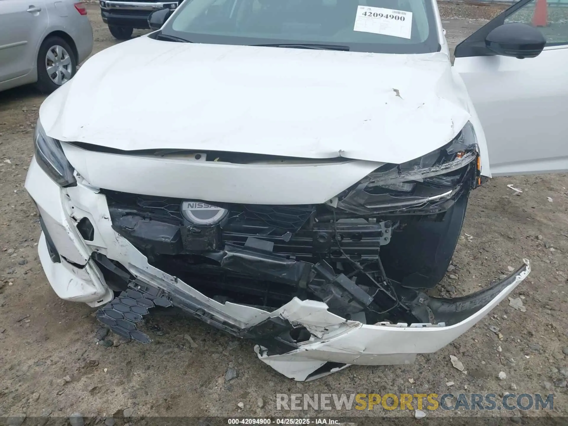 6 fotografías del automóvil dañado 3N1AB8DV3NY316110 NISSAN SENTRA 2022