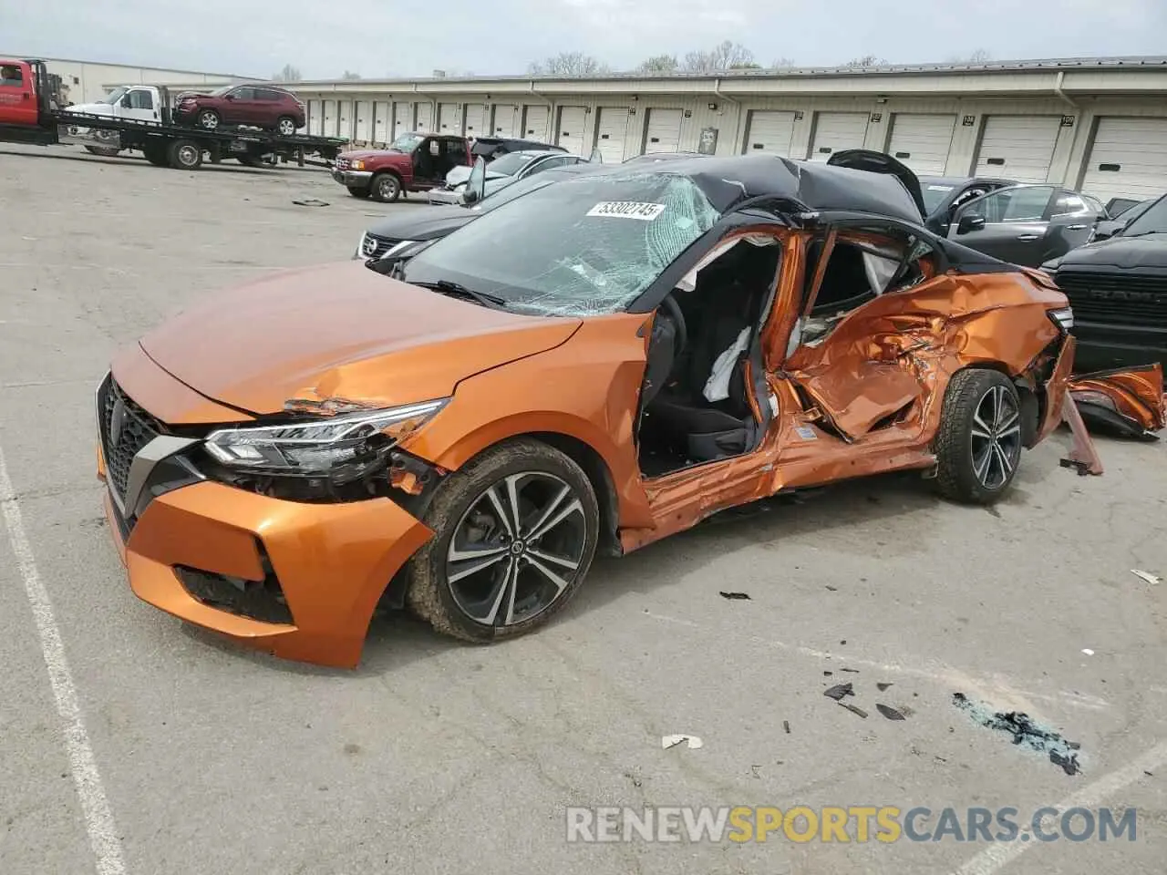 1 fotografías del automóvil dañado 3N1AB8DV4NY222656 NISSAN SENTRA 2022