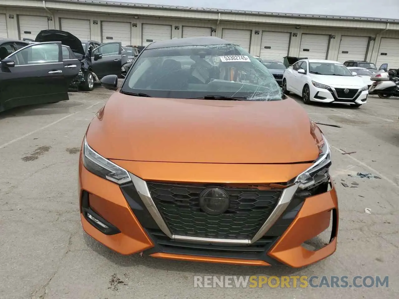 5 fotografías del automóvil dañado 3N1AB8DV4NY222656 NISSAN SENTRA 2022