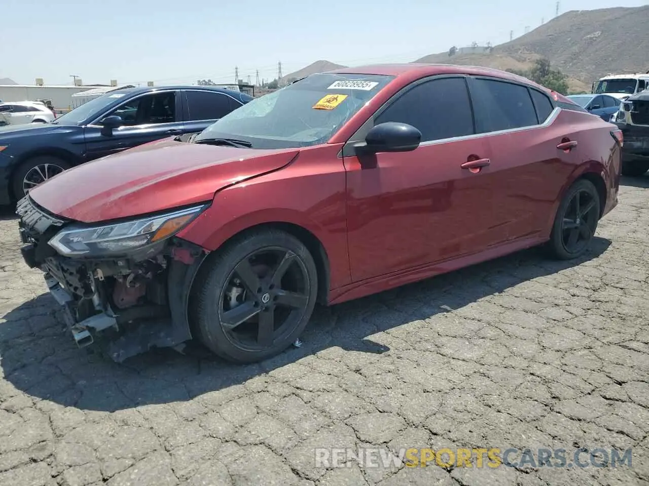 1 fotografías del automóvil dañado 3N1AB8DV4NY287197 NISSAN SENTRA 2022