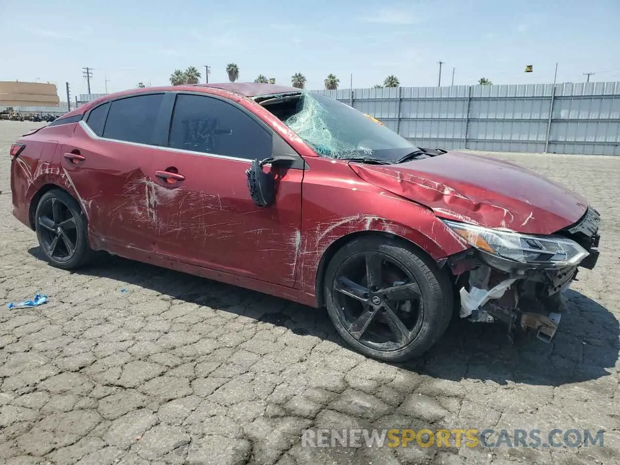 4 fotografías del automóvil dañado 3N1AB8DV4NY287197 NISSAN SENTRA 2022