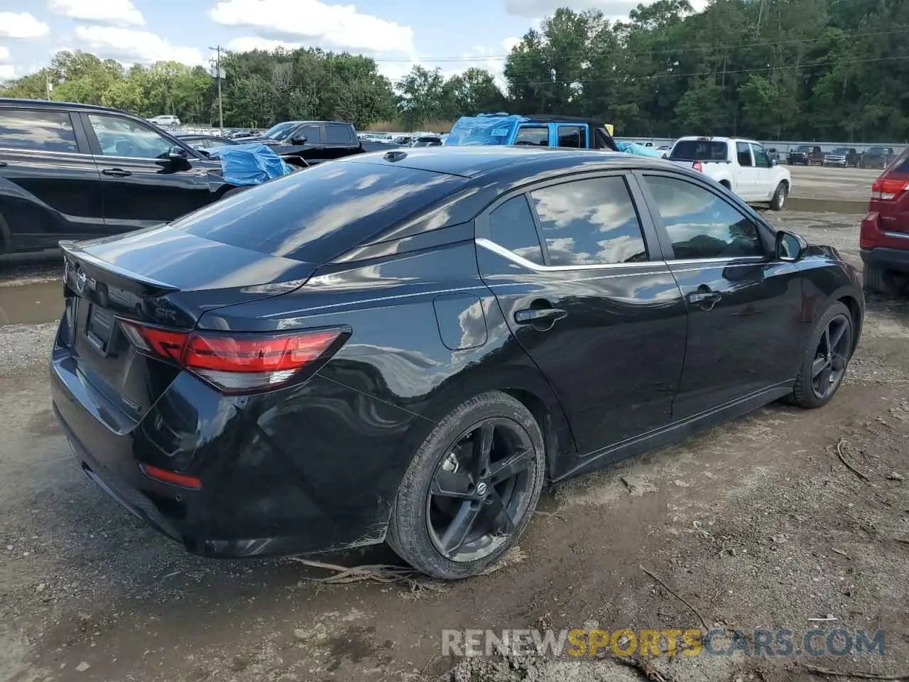 3 fotografías del automóvil dañado 3N1AB8DV4NY294215 NISSAN SENTRA 2022