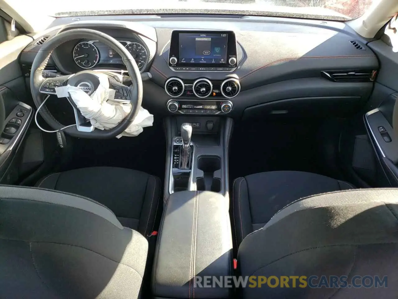 8 fotografías del automóvil dañado 3N1AB8DV4NY320893 NISSAN SENTRA 2022